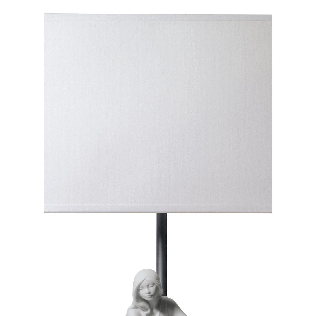 LLADRO' Lampada da Tavolo Donna Contemplativa I 57x30cm Porcellana