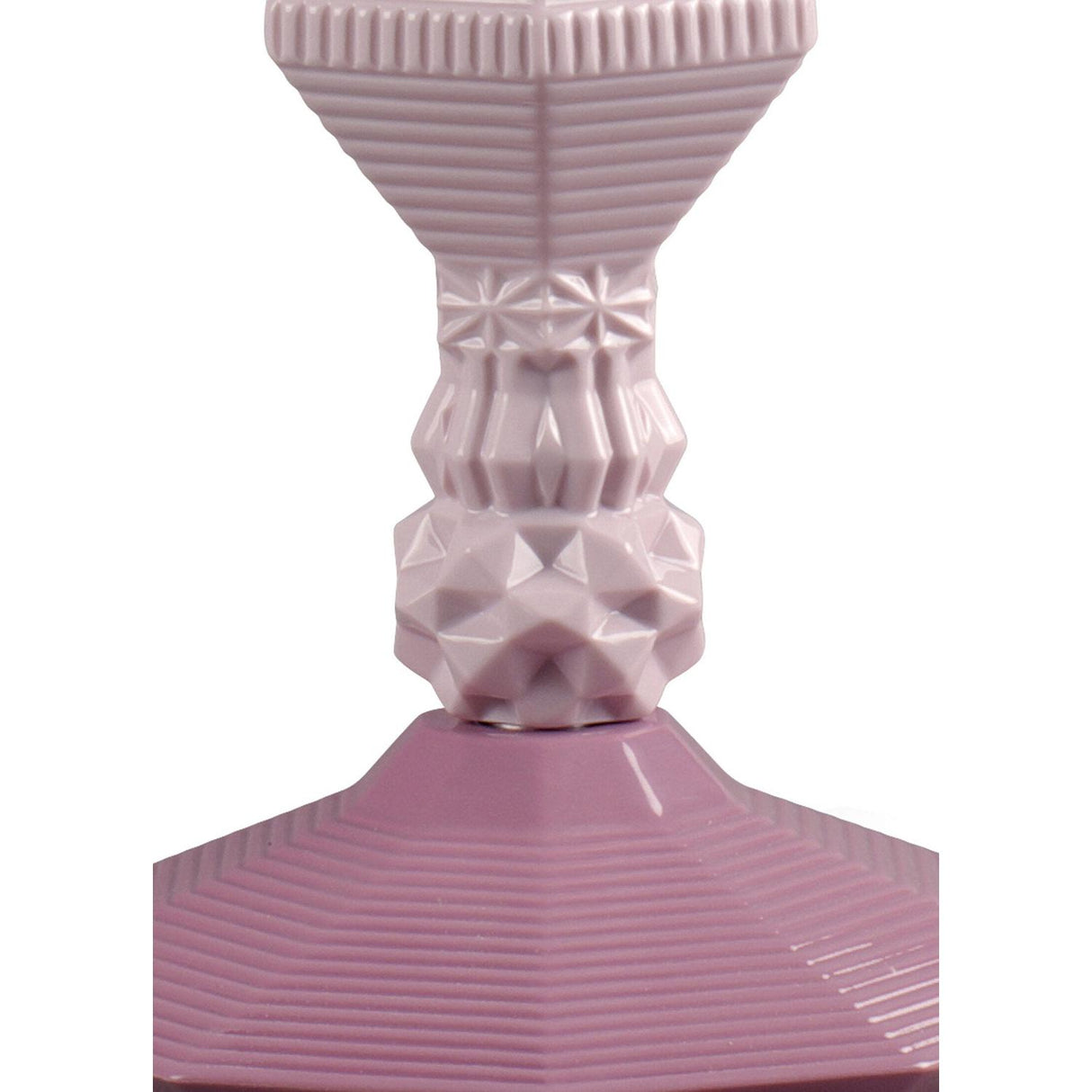 LLADRO' Lampada da Tavolo Belle De Nuit Rosa 57x20cm Porcellana
