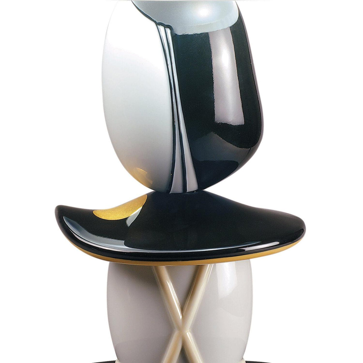 LLADRO' Lampada da Tavolo Hairstyle 38x31cm Porcellana