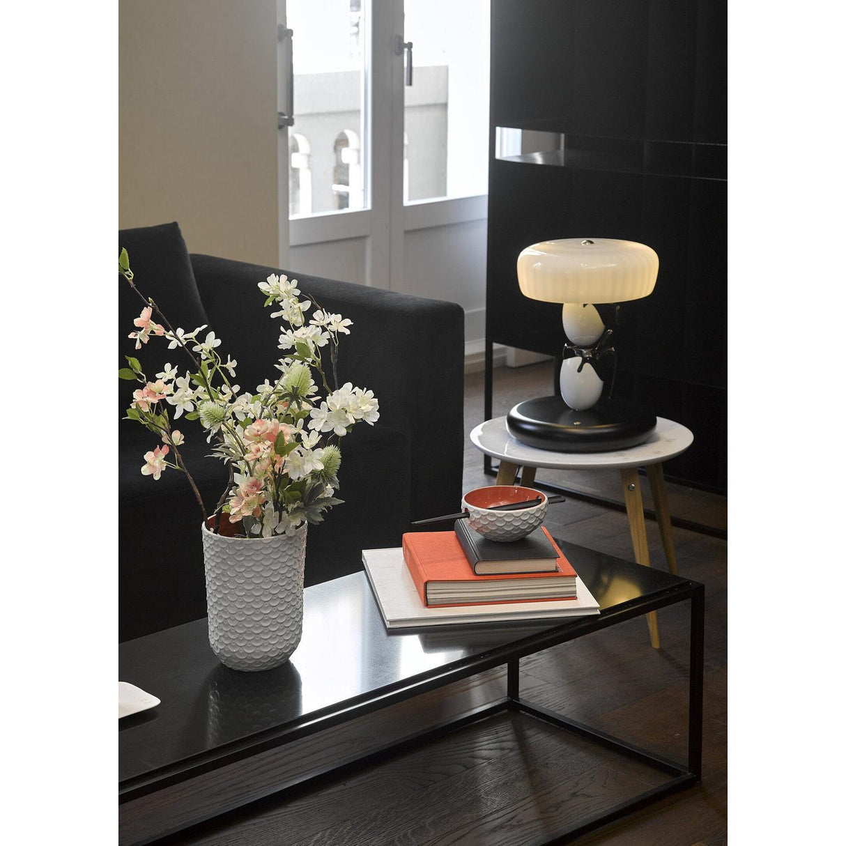 LLADRO' Lampada da Tavolo Hairstyle 38x31cm Porcellana