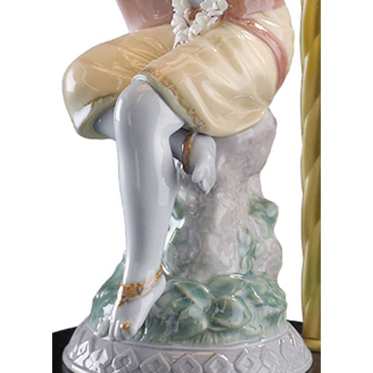 LLADRO' Lampada da Tavolo Piccolo Lord Krishna 52x20cm Porcellana