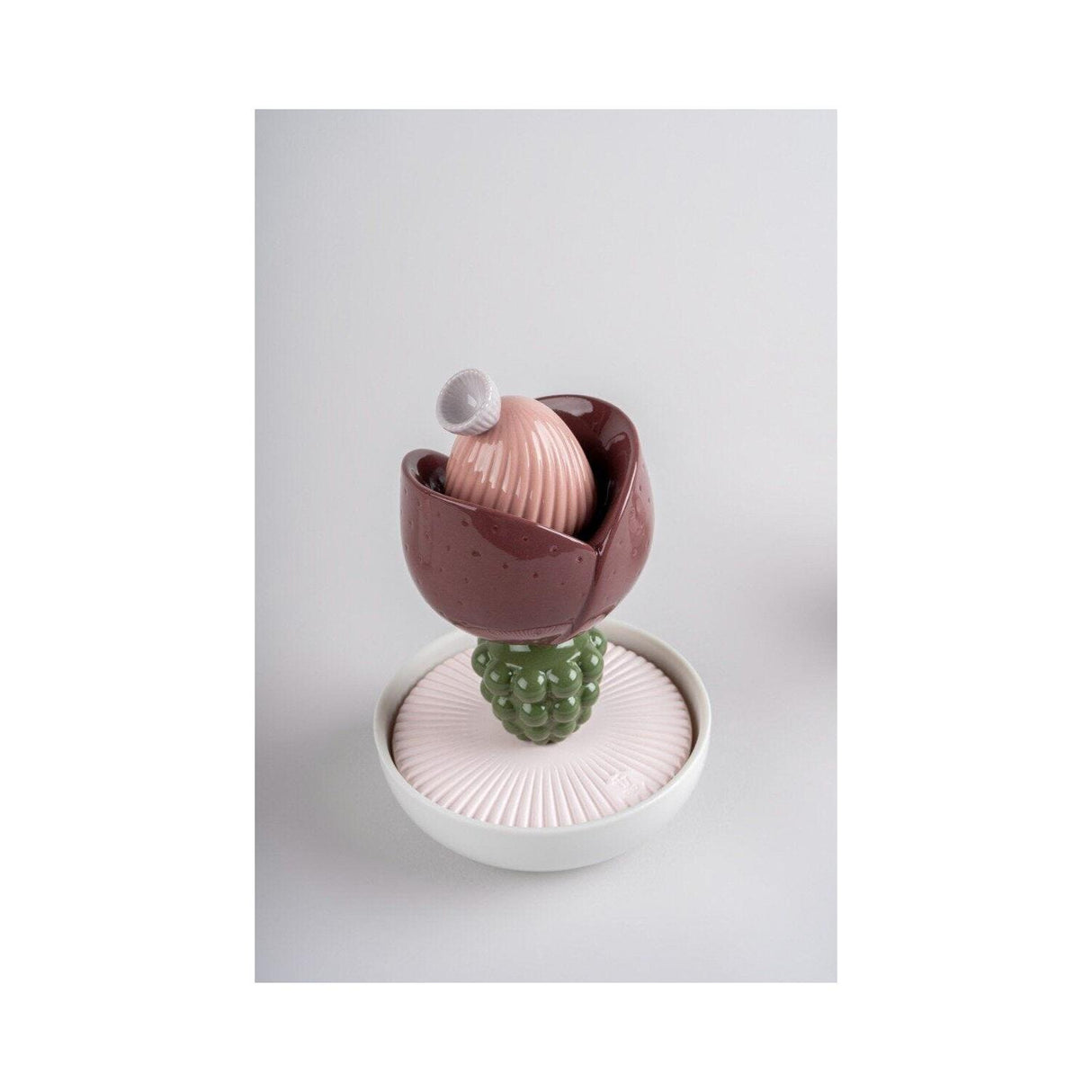 LLADRO' Diffusore di Profumo Fiore Immaginario III Gardens Of Valencia 17x11cm Porcellana