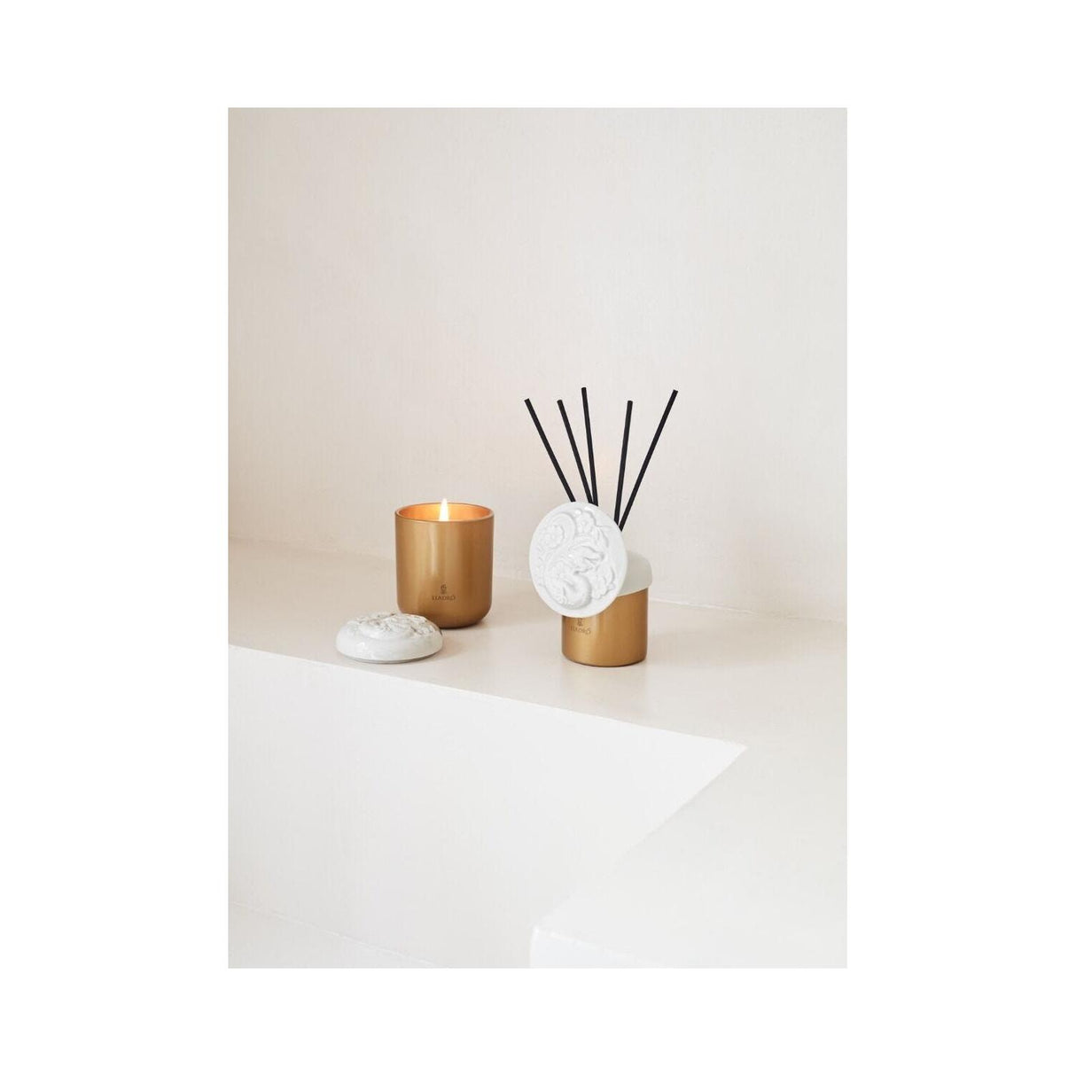 LLADRO' Candela Drago Redwood Fire 12x8cm Porcellana