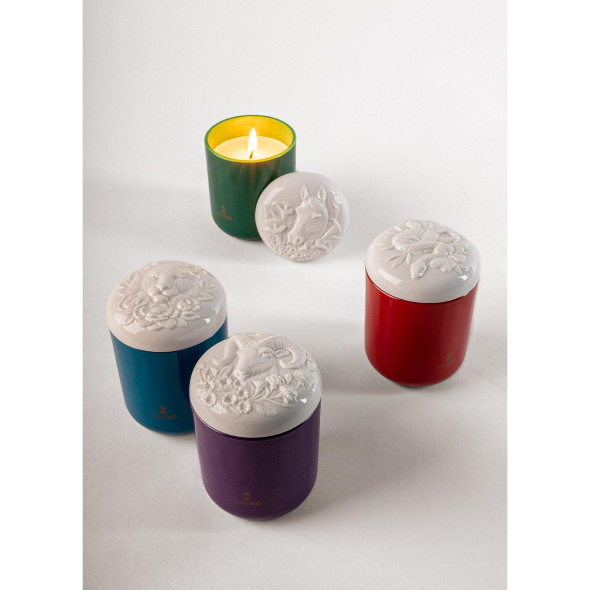 LLADRO' Diffusore Profumo Drago Redwood Fire 21x9cm Porcellana