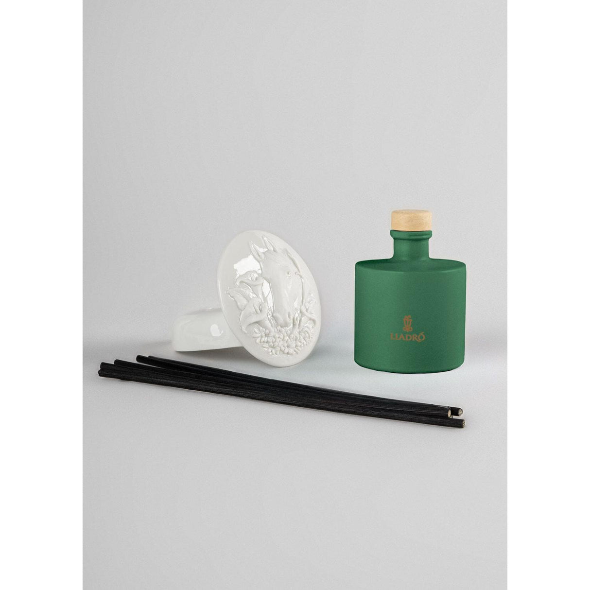 Lladró Diffusore Profumo Cavallo Giardini di Valencia 21x9cm Porcellana