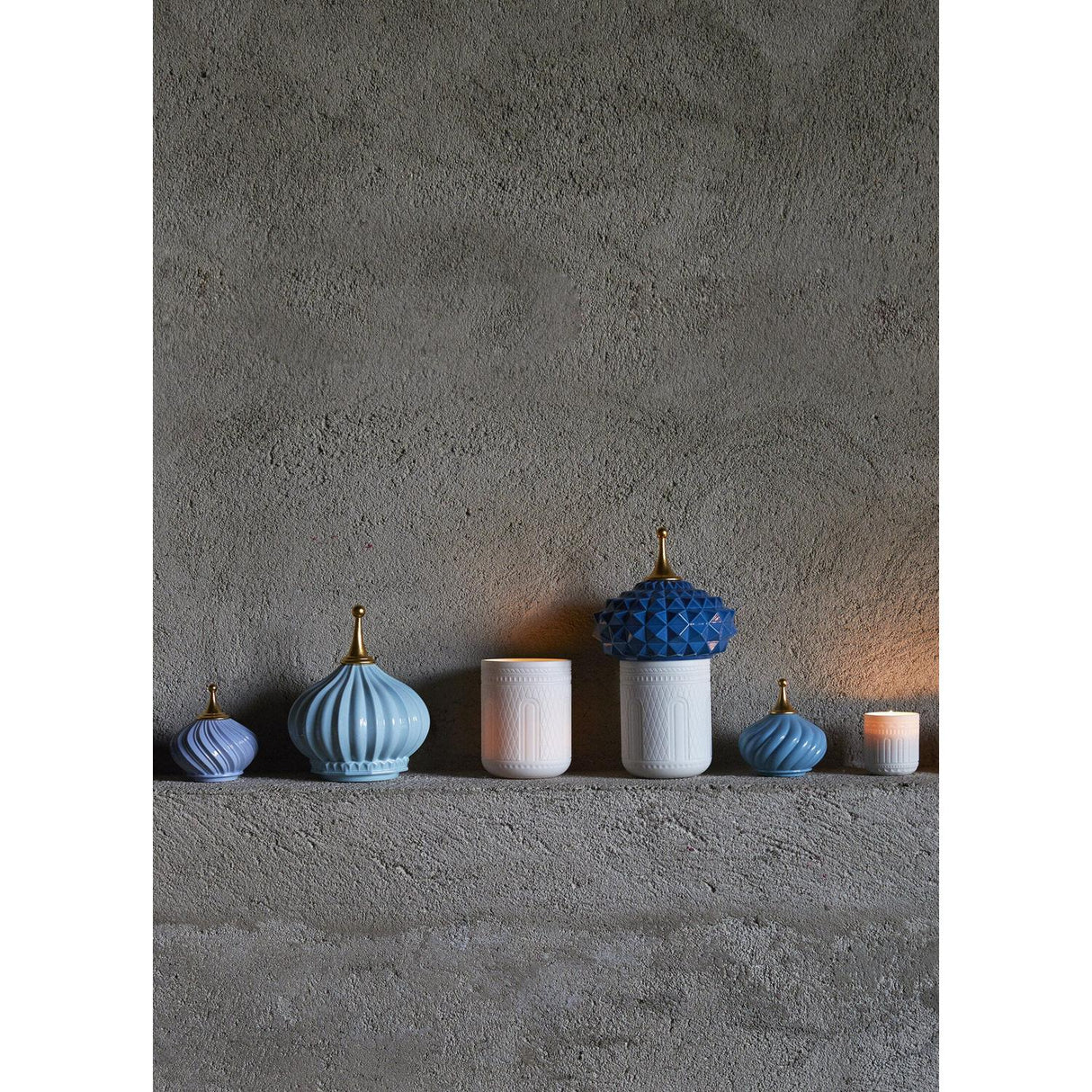 LLADRO' Candela Torre del Sud 1001 Lights Profumo Unbreakable Spirit 22x13cm Porcellana