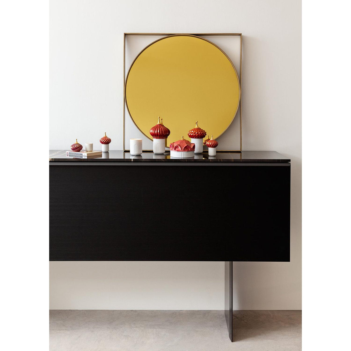 LLADRO' Candela Torre del Nord 1001 Lights Rubino Profumo Night Approaches 26x13cm Porcellana