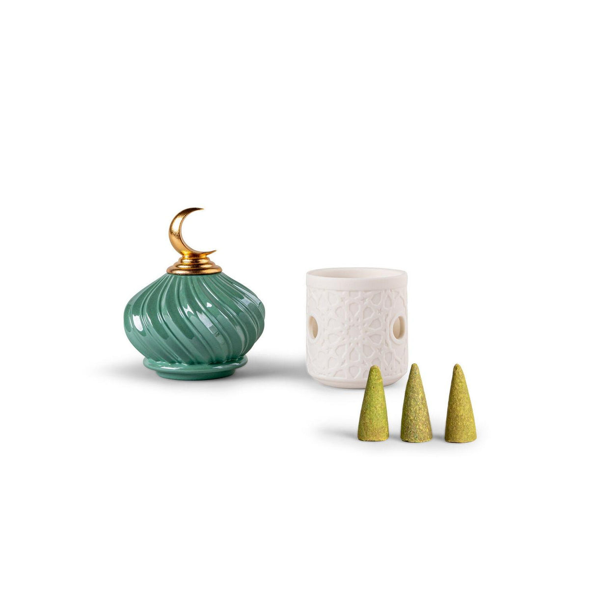 LLADRO' Diffusore D'Incenso Majestic Nights 14x8cm Porcellana