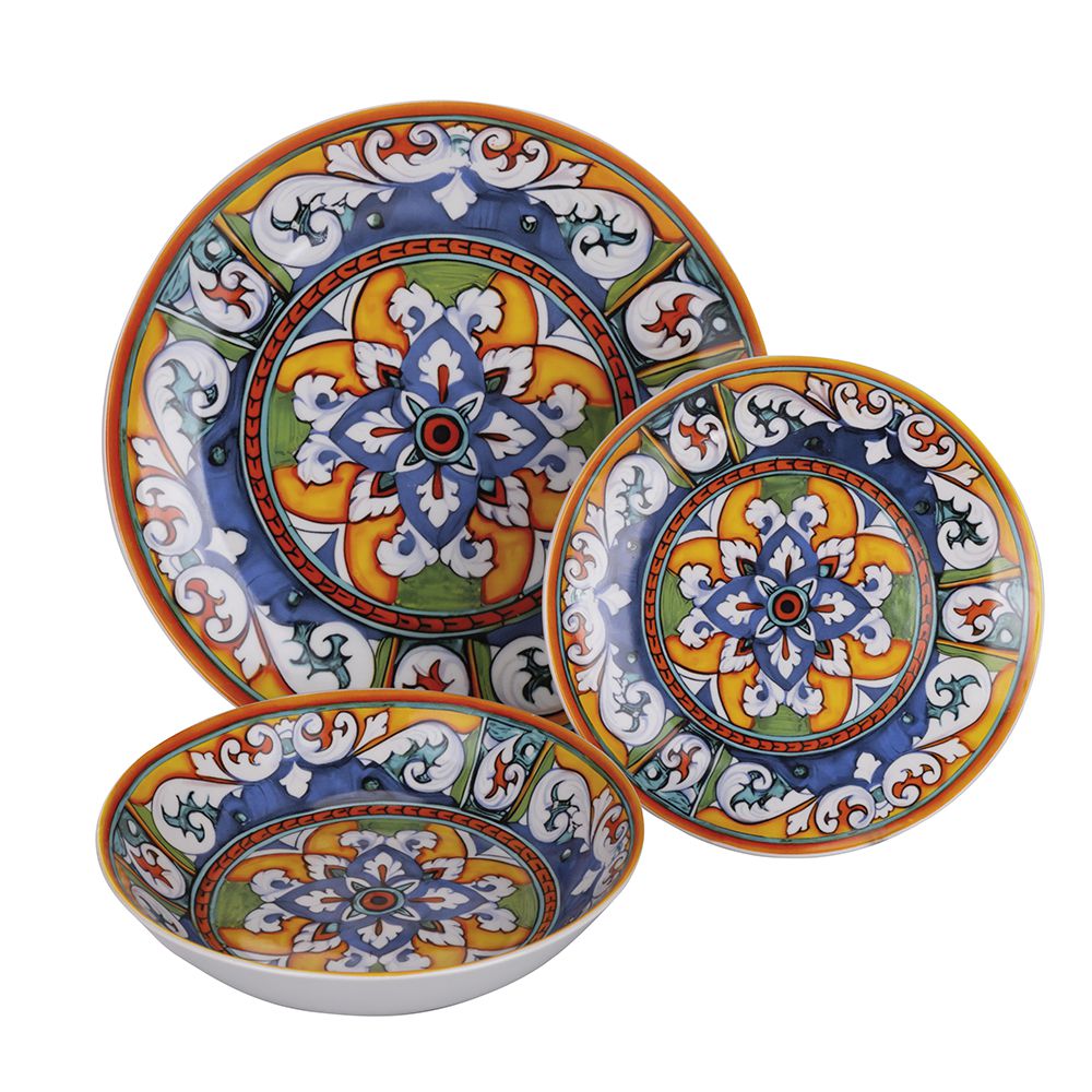 VILLA D'ESTE HOME TIVOLI La Tradizione Servizio Tavola Piatti Set 18 Pezzi Porcellana