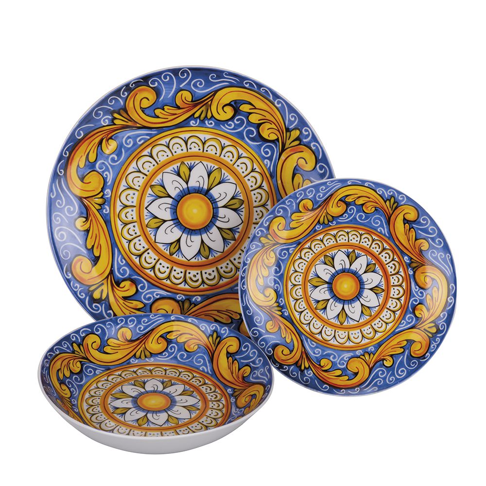 VILLA D'ESTE HOME TIVOLI La Tradizione Servizio Tavola Piatti Set 18 Pezzi Porcellana