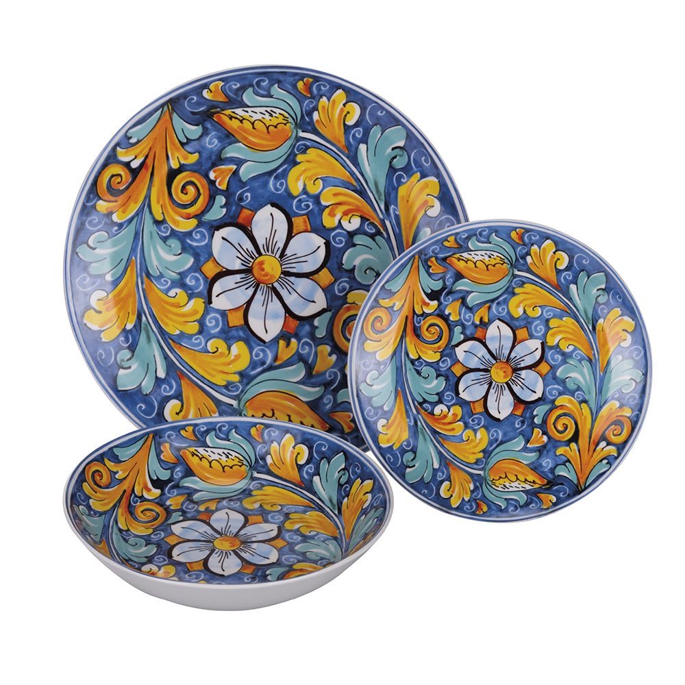 VILLA D'ESTE HOME TIVOLI La Tradizione Servizio Tavola Piatti Set 18 Pezzi Porcellana