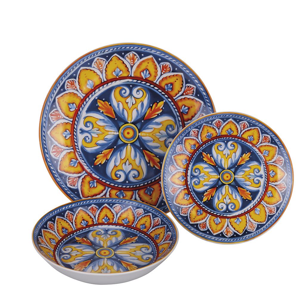 VILLA D'ESTE HOME TIVOLI La Tradizione Servizio Tavola Piatti Set 18 Pezzi Porcellana