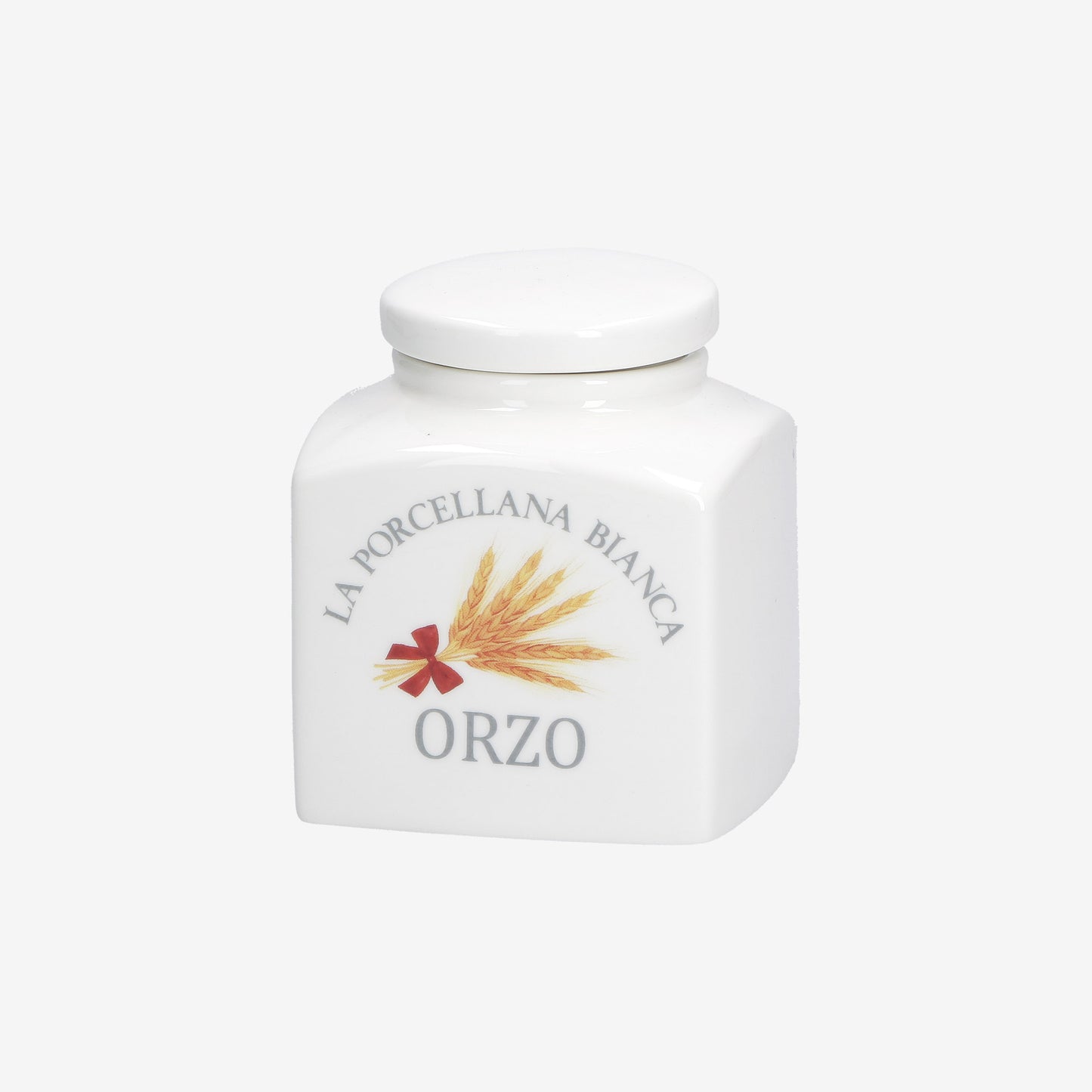 LA PORCELLANA BIANCA Conserva Barattolo Orzo Deco 500cc