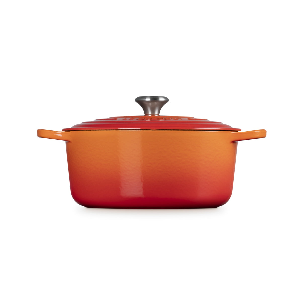 LE CREUSET Cocotte Rotonda Evolution 28cm Arancio Ghisa Vetrificata