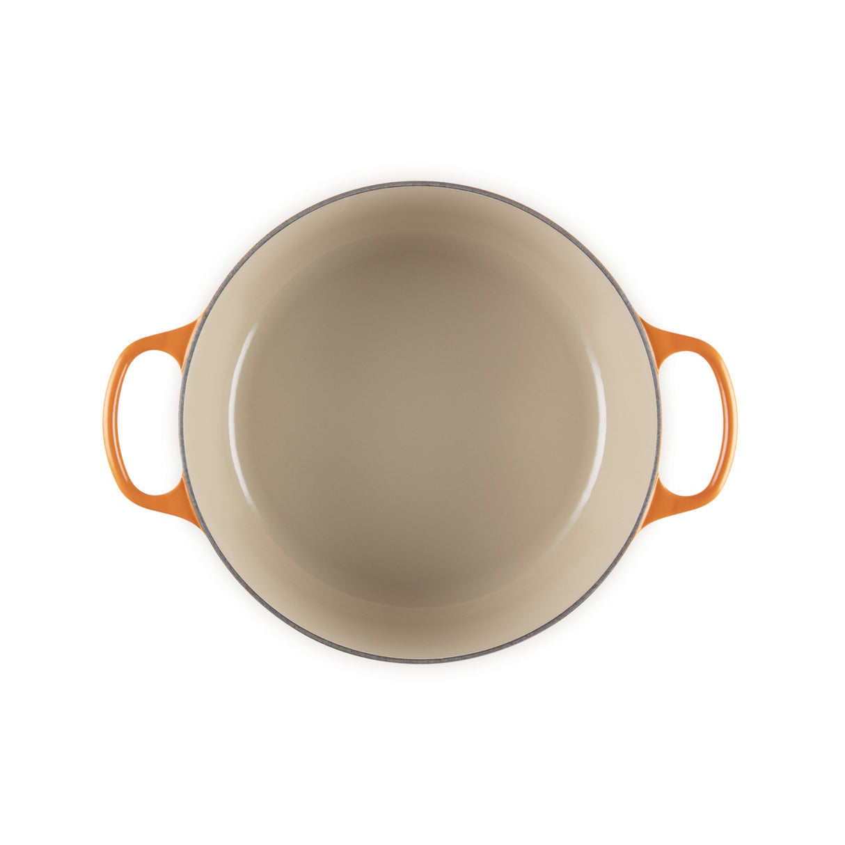 LE CREUSET Cocotte Rotonda Evolution 28cm Arancio Ghisa Vetrificata