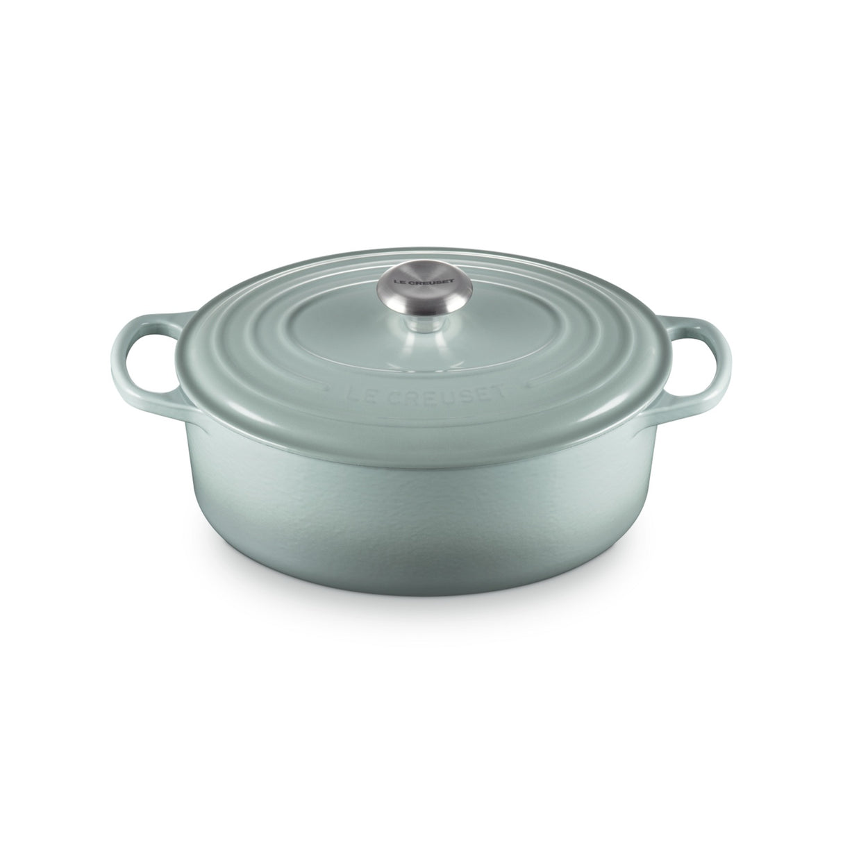 LE CREUSET Cocotte Ovale Evolution 29cm Salvia Ghisa Vetrificata