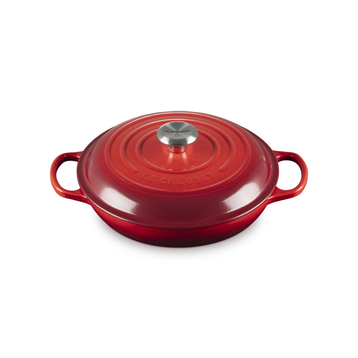 LE CREUSET Tegame Basso Evolution 26cm Ciliegia Ghisa Vetrificata