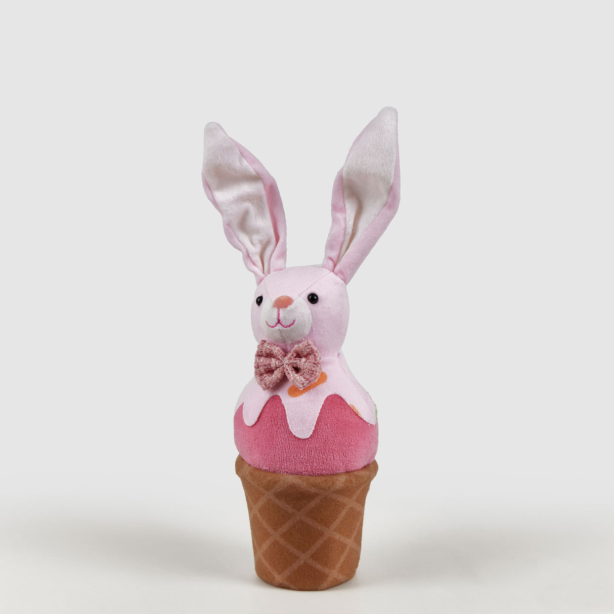EDG Enzo De Gasperi Decorazione di Pasqua Peluche Coniglio Gelato 29x9cm Rosa