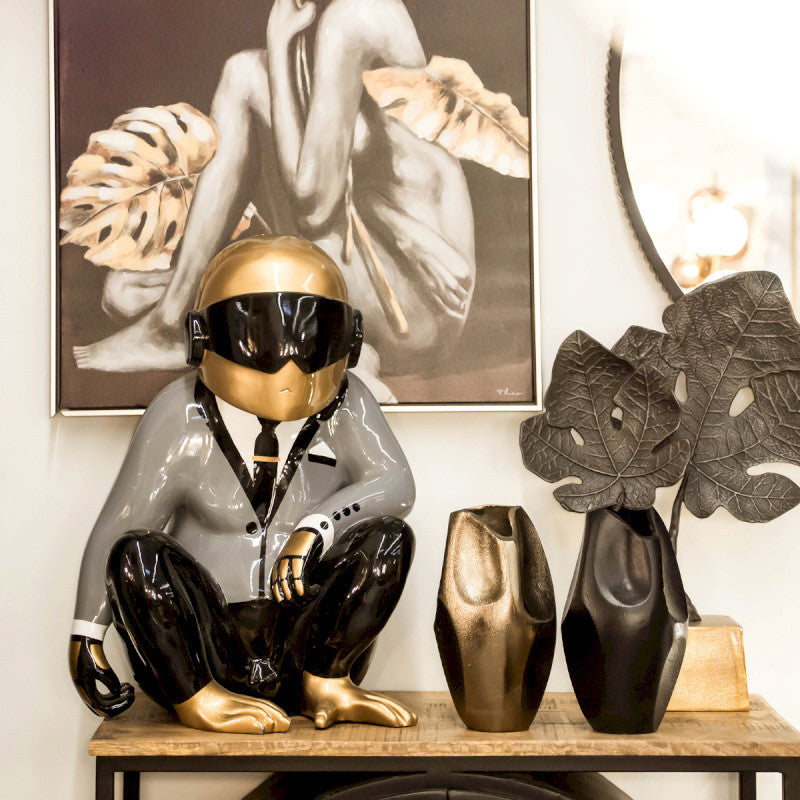 DRIMMER Space Singe Starboy Scimmia Daft Punk 58cm Ceramica