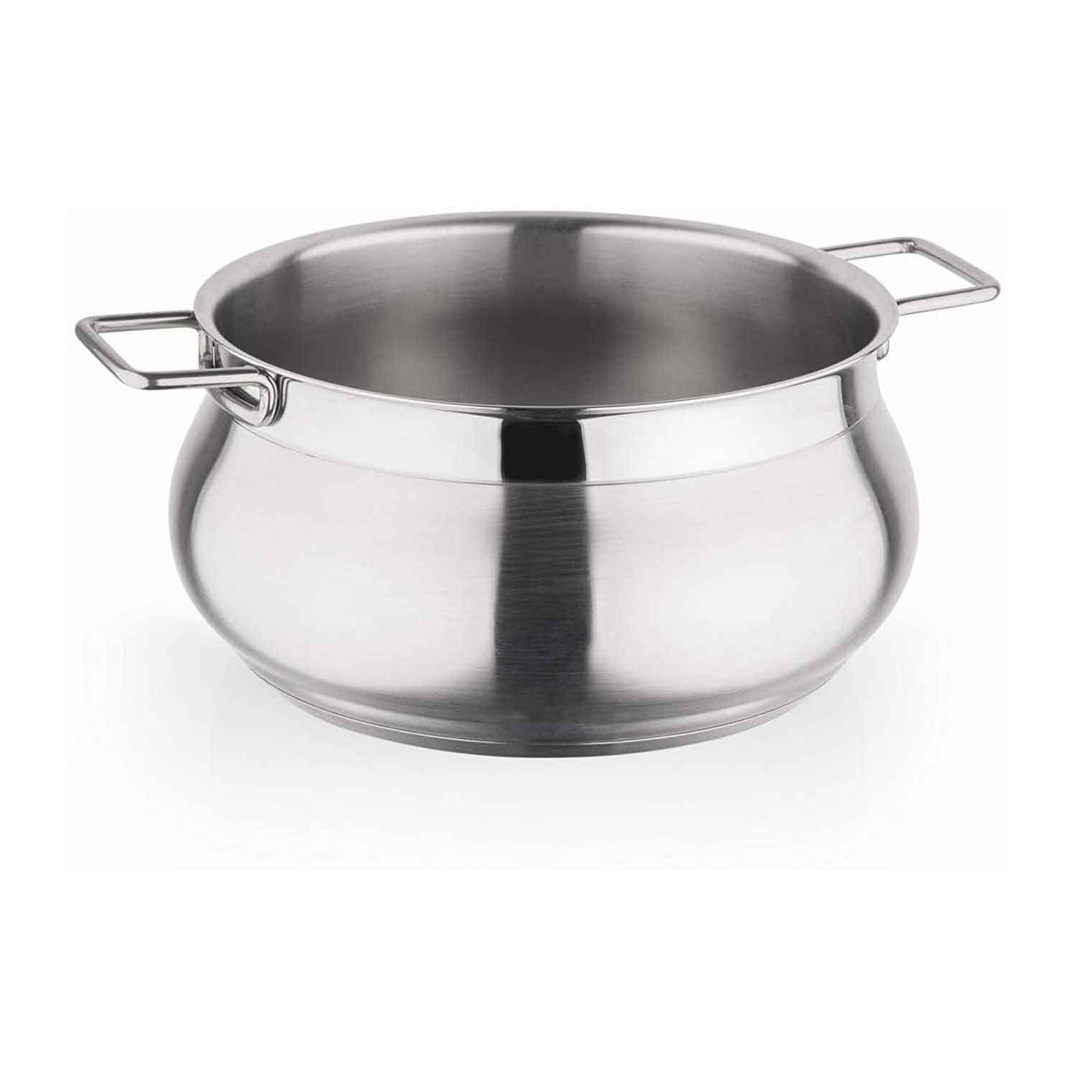 BARAZZONI Tummy Batteria Set di Pentole 7 Pezzi Acciaio Inox Made in Italy