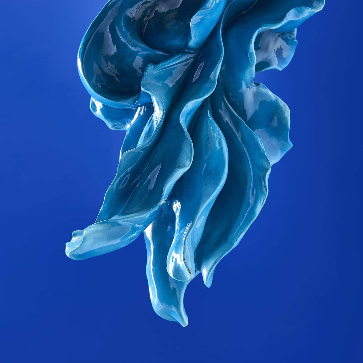 WERNS Lampada a SospensioneA Ava Medusa 42cm Blu Poliresina