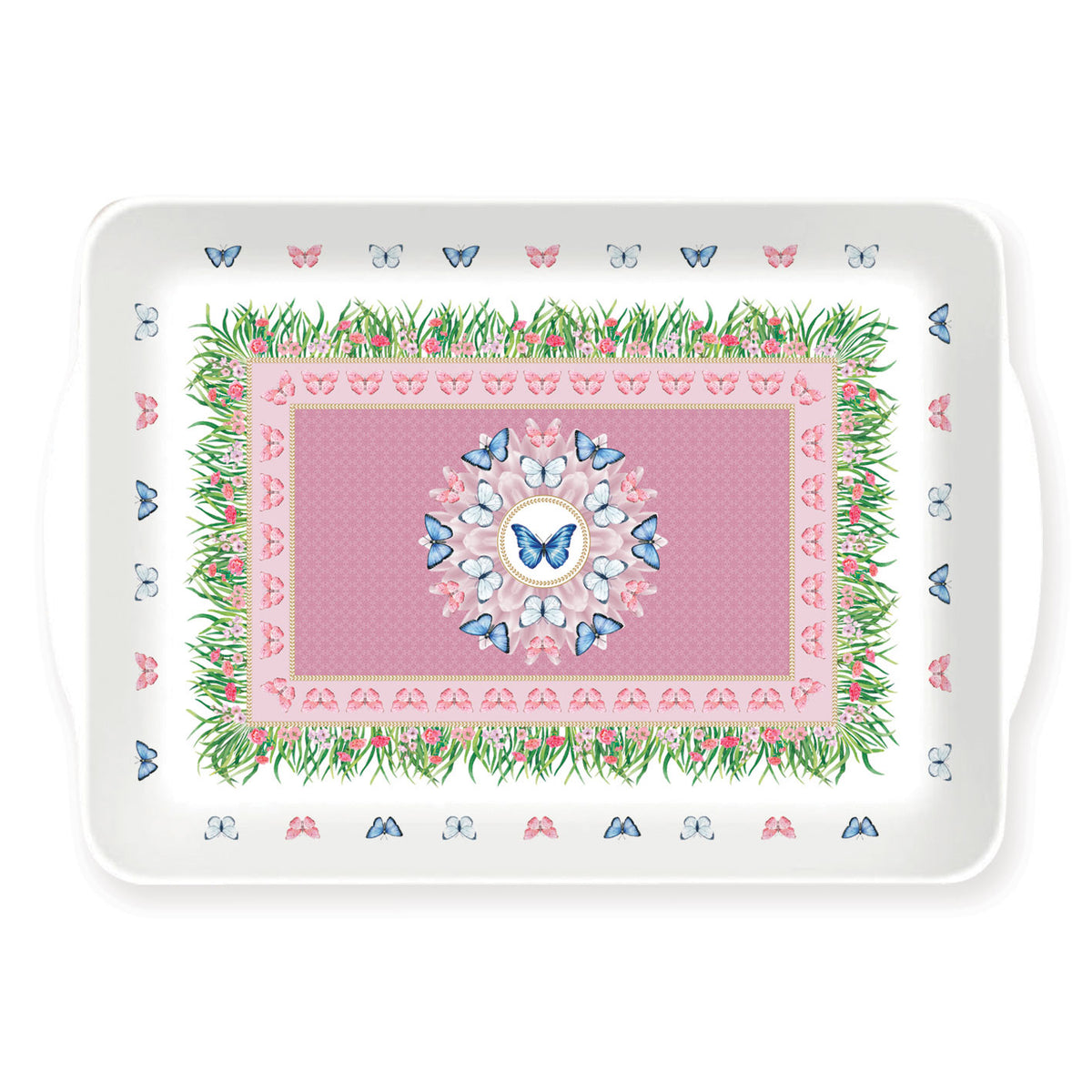 EASY LIFE Spring Parade Vassoio Floreale 46x32cm Melamina