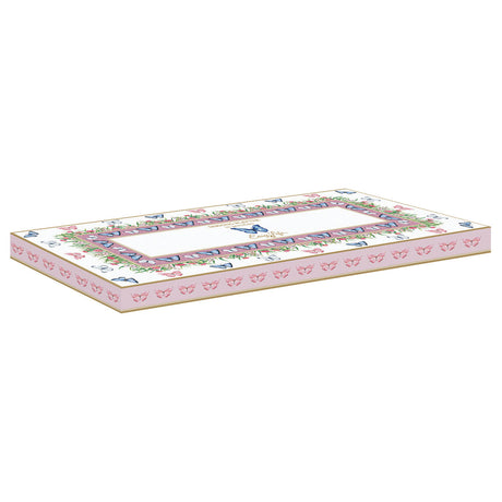 EASY LIFE Spring Parade Vassoio con Manici 35x15cm Porcellana