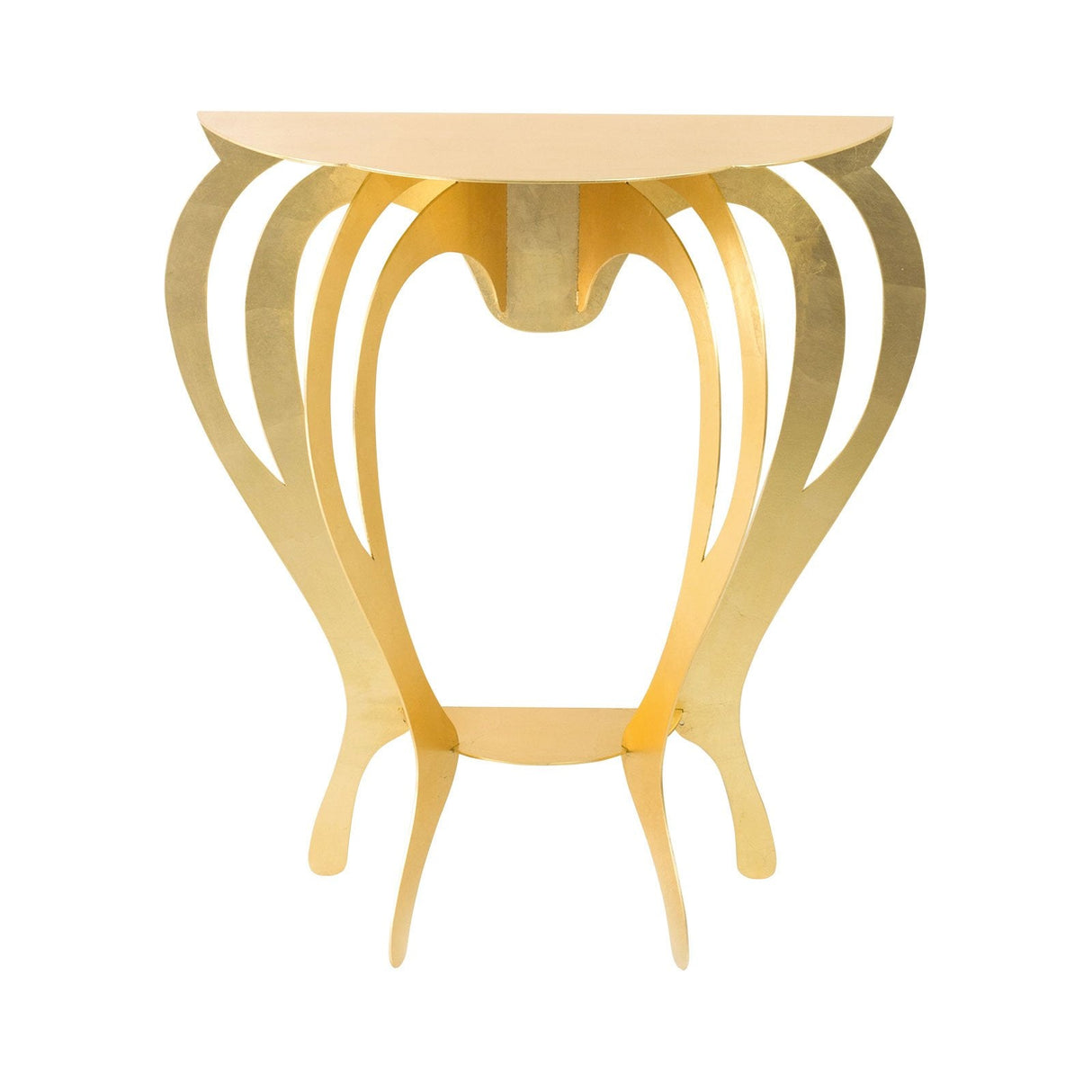 ARTI & MESTIERI Piccola Consolle di Design Ballerina Oro