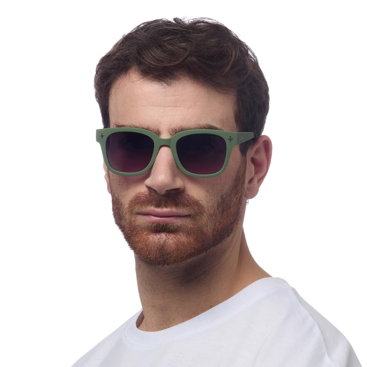 OKKIA Giovanni Occhiali da Sole Unisex Soft Touch Verde e Nero