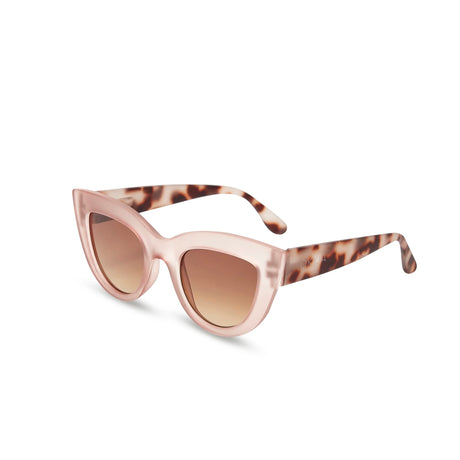 OKKIA Claudia Occhiali da Sole Donna Big Cat Eye Rosa Avana
