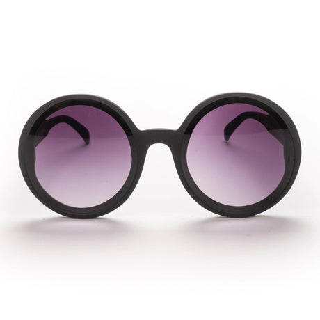 OKKIA Monica Occhiali da Sole Donna Tondi Nero