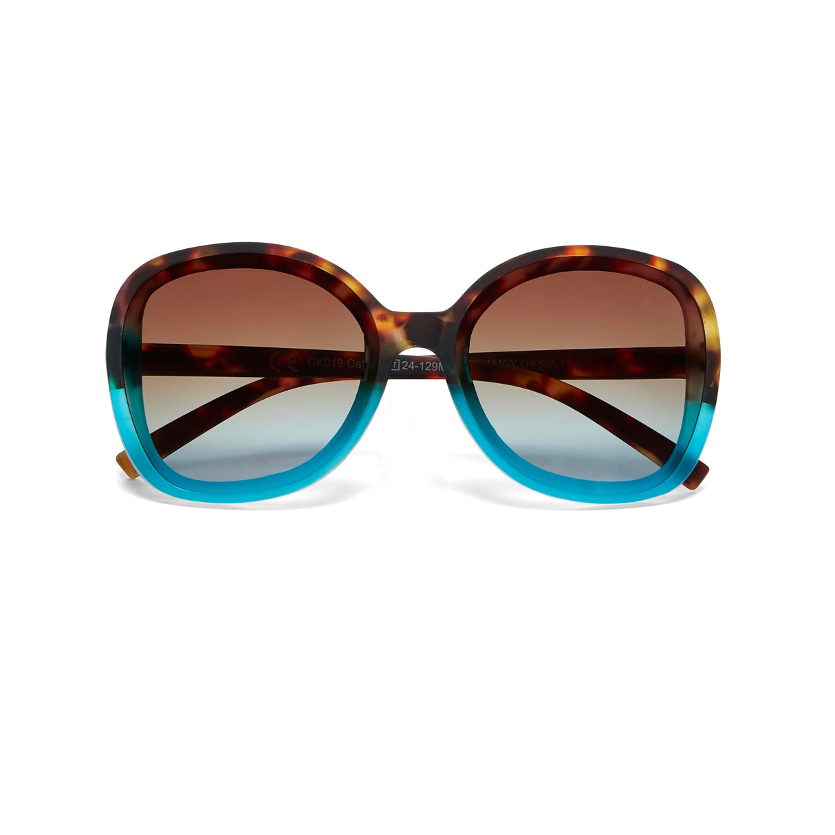 OKKIA Anna Occhiali da Sole Donna Avana Blu