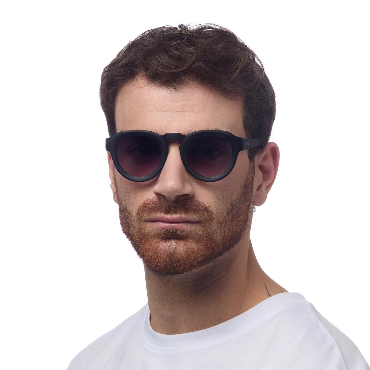 OKKIA Zeno Occhiali da Sole Unisex Tondo Nero