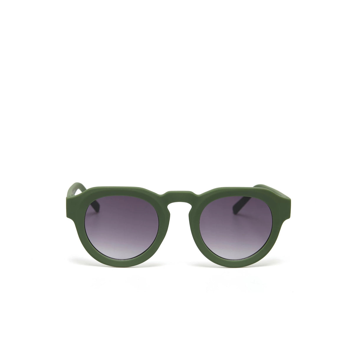 OKKIA Zeono Occhiali da Sole Unisex Tondo Verde