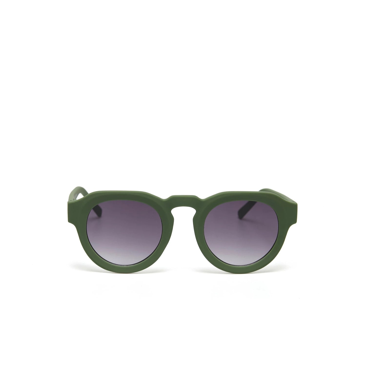 OKKIA Zeno Occhiali da Sole Unisex Tondo Verde