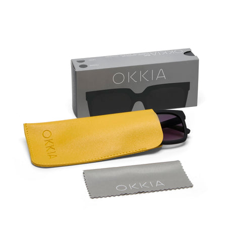 OKKIA Roma Occhiali da Sole Unisex Nero