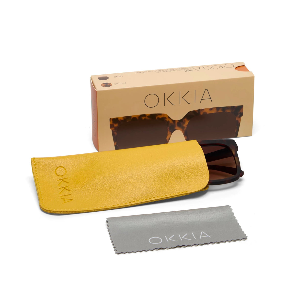 OKKIA Roma Occhiali da Sole Unisex Classic Avana