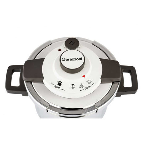BARAZZONI Facile Dual System Pentola a Pressione 4,5 L Acciaio Inox 22cm