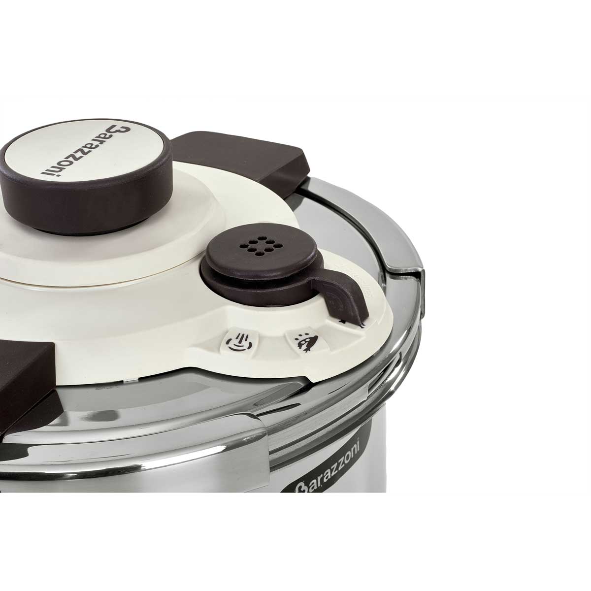 BARAZZONI Facile Dual System Pressure Cooker 6 L Stainless Steel 22cm