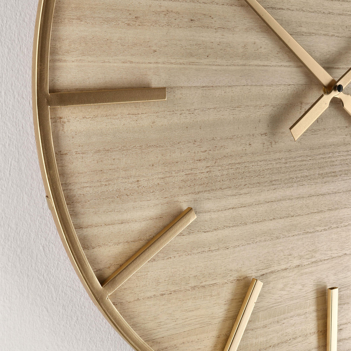 BIZZOTTO Orologio da Parete Kylian Naturale Oro 60cm