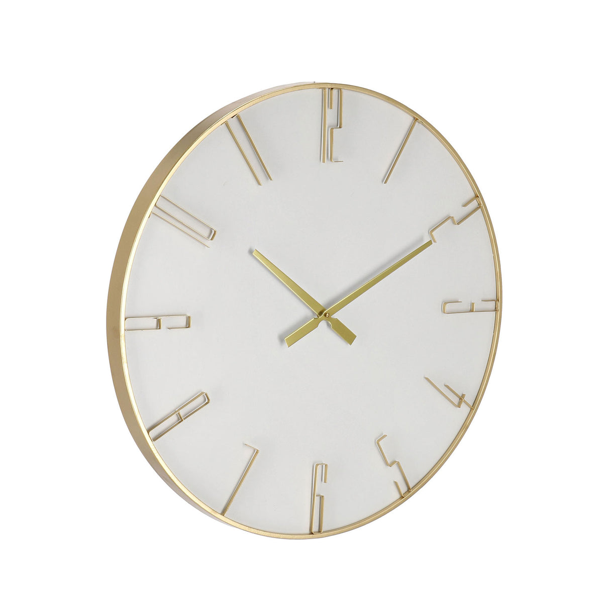 BIZZOTTO Orologio da Parete Pierre Bianco Oro 60cm