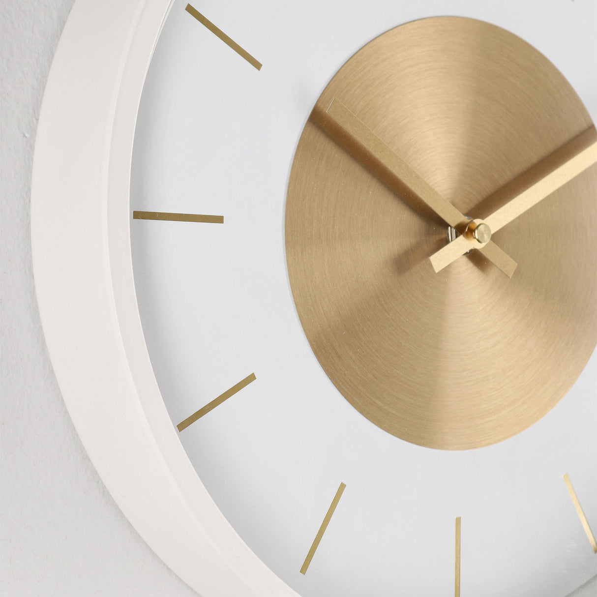 BIZZOTTO Orologio da Parete Jordy Bianco Oro 30cm