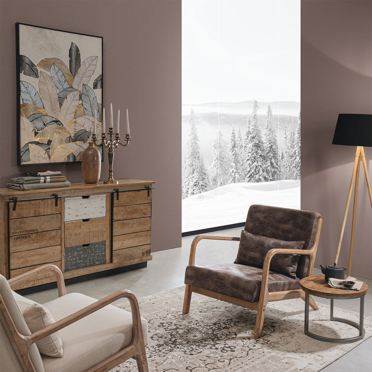 BIZZOTTO Quadro Stampa su Tela Bold 82,6x122,6cm