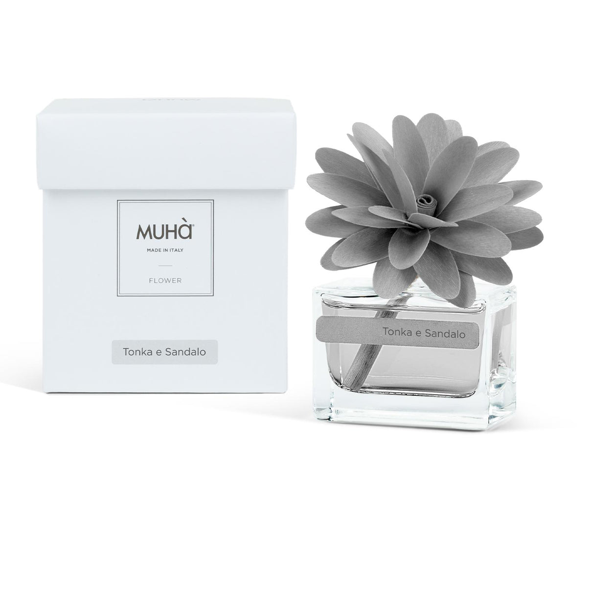 MUHA' Profumatore d'Ambiente Diffusore Flower 30ml Tonka e Sandalo