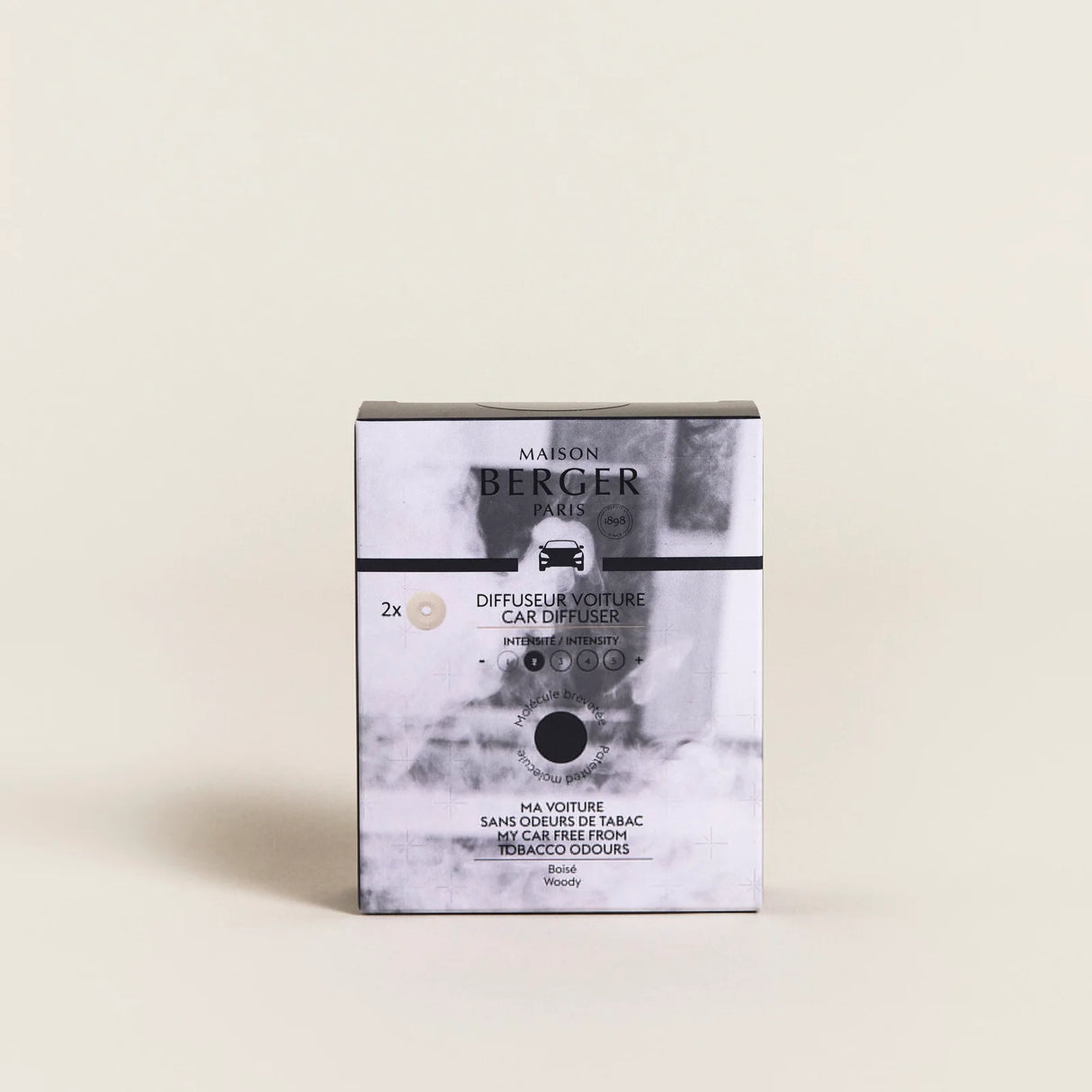 LAMPE BERGER Ricarica per Diffusore Auto 2 Pezzi Anti Odori Tabacco