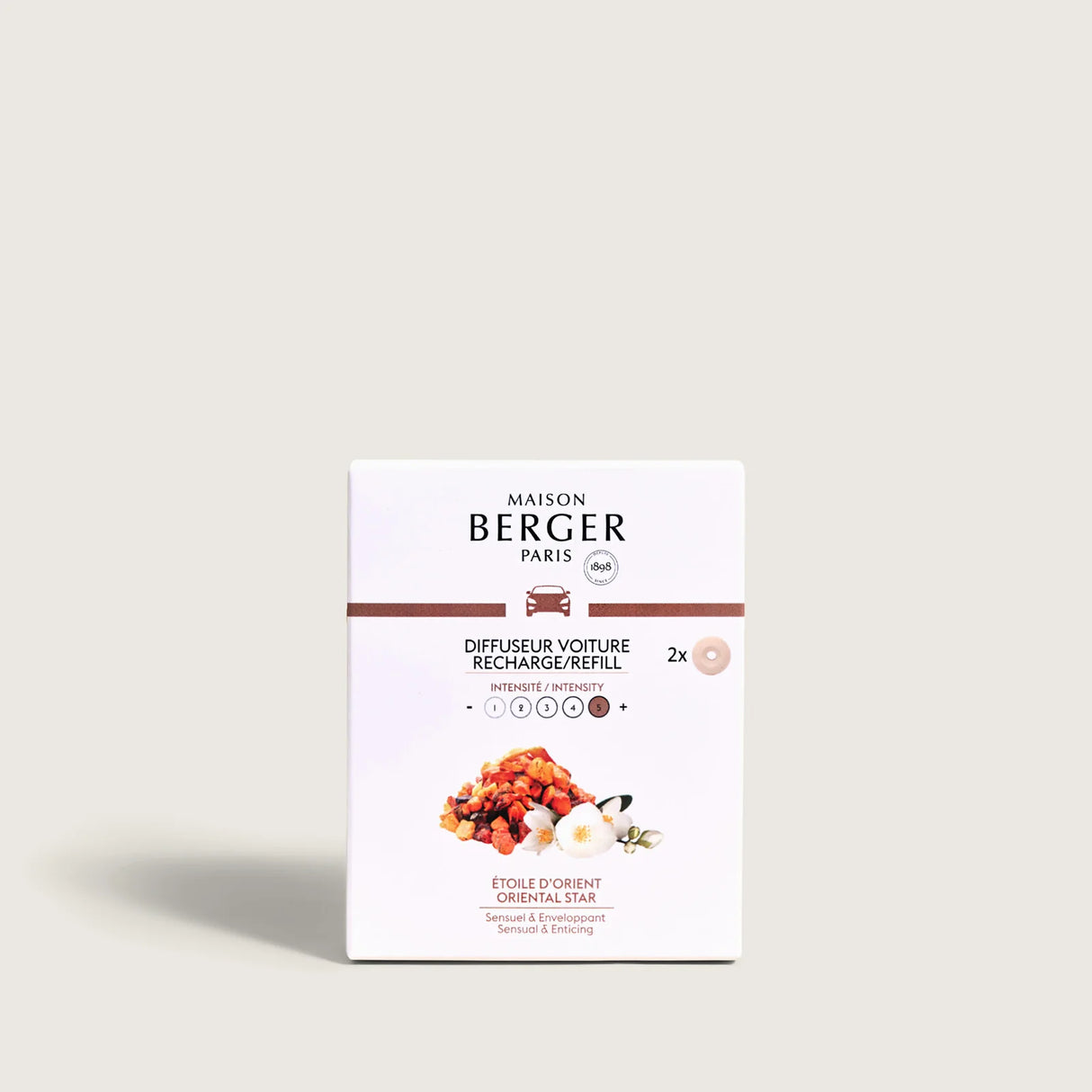 LAMPE BERGER Ricarica per Diffusore Auto 2 Pezzi Etoile d'Orient