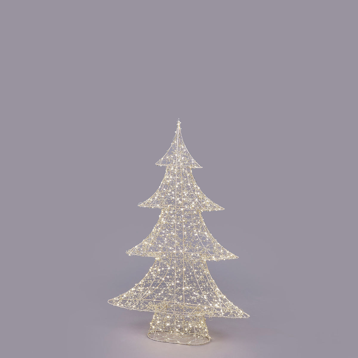 EDG Enzo De Gasperi Albero Led Pearls 600 Microled 100x66cm Oro Chiaro