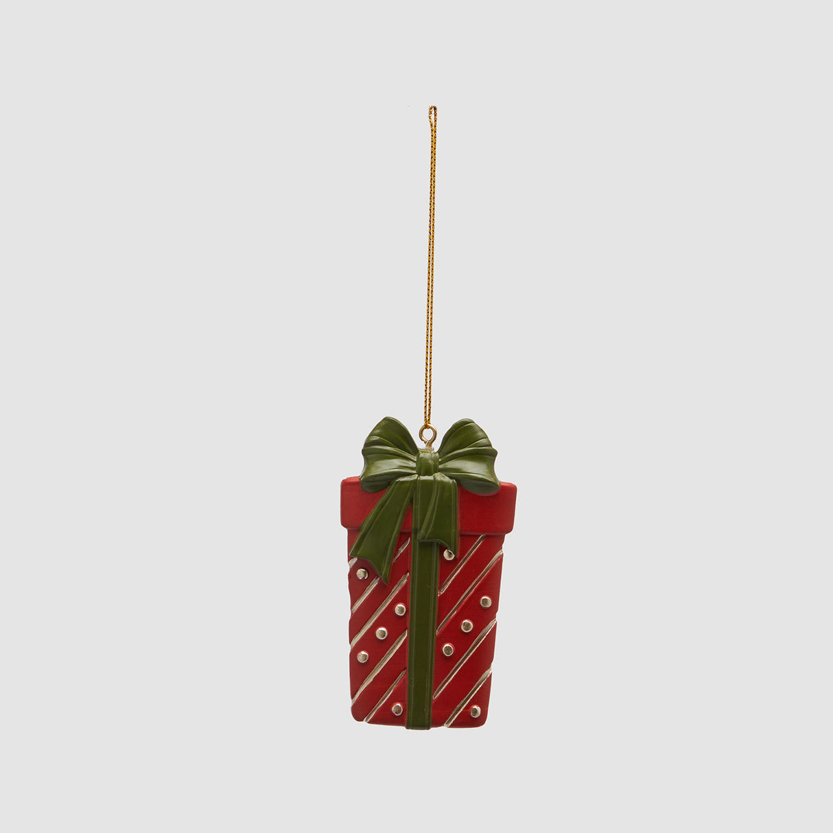 EDG Enzo De Gasperi Addobbo XMAS Decorazione di Natale Pacco Regalo 10cm