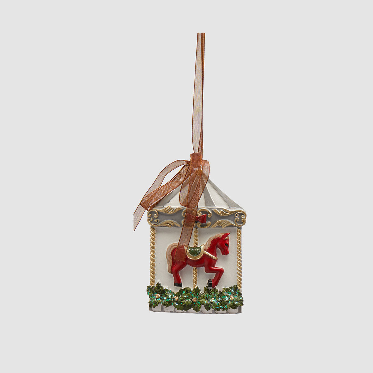 EDG Enzo De Gasperi Addobbo XMAS Decorazione di Natale Giostra Carosello 9cm