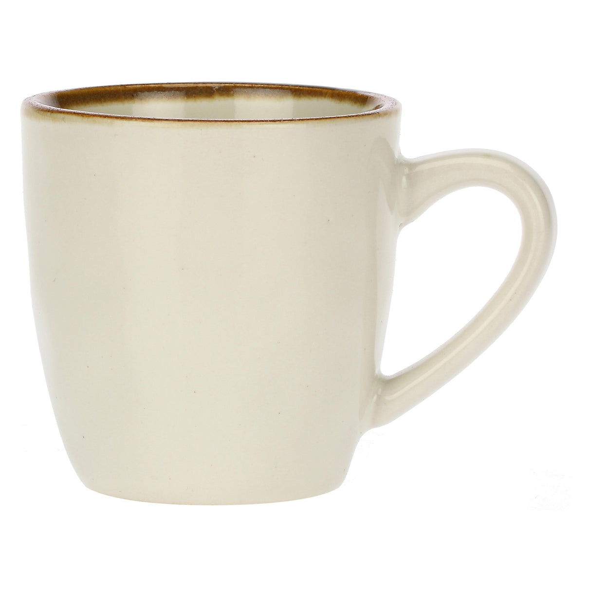 ROSE & TULIPS Concerto Coffee Cup and Saucer 90ml Ivory Stoneware